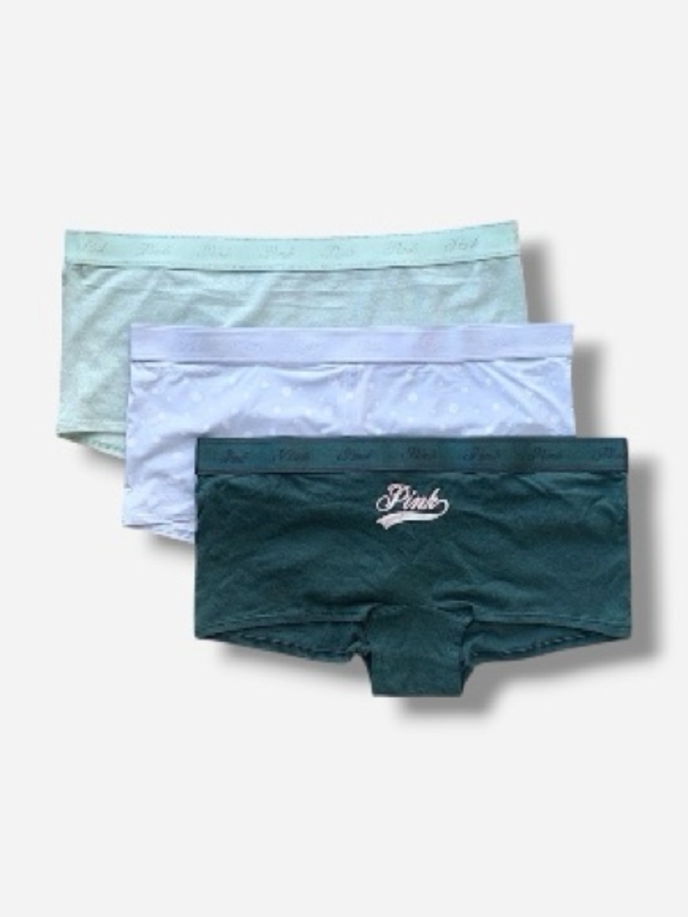 🌸New🌸 3pk Victoria’s Secret boyshort panty lot L new